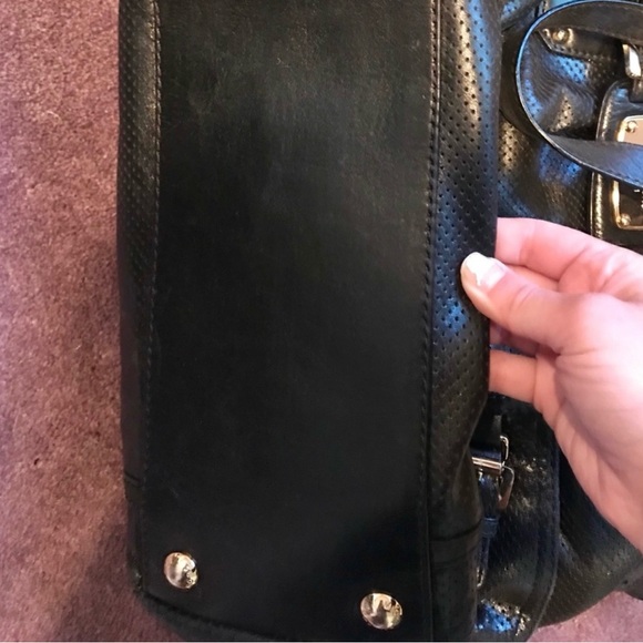 Large black leather Michael Kors tote - Picture 2 of 5